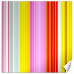 Multi Colored Bright Stripes Striped Background Wallpaper Canvas 20  X 20   by Amaryn4rt