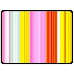 Multi Colored Bright Stripes Striped Background Wallpaper Fleece Blanket (large)  by Amaryn4rt