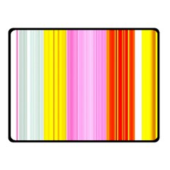 Multi Colored Bright Stripes Striped Background Wallpaper Fleece Blanket (small) by Amaryn4rt