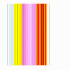 Multi Colored Bright Stripes Striped Background Wallpaper Large Garden Flag (two Sides) by Amaryn4rt