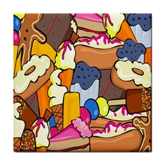 Sweet Stuff Digitally Created Sweet Food Wallpaper Tile Coasters by Amaryn4rt