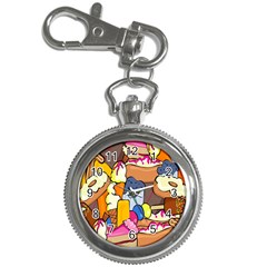 Sweet Stuff Digitally Created Sweet Food Wallpaper Key Chain Watches by Amaryn4rt