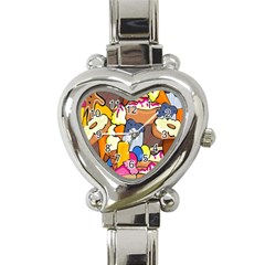 Sweet Stuff Digitally Created Sweet Food Wallpaper Heart Italian Charm Watch by Amaryn4rt