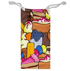 Sweet Stuff Digitally Created Sweet Food Wallpaper Jewelry Bag by Amaryn4rt