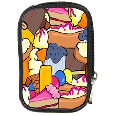 Sweet Stuff Digitally Created Sweet Food Wallpaper Compact Camera Cases by Amaryn4rt