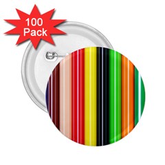 Colorful Striped Background Wallpaper Pattern 2 25  Buttons (100 Pack)  by Amaryn4rt