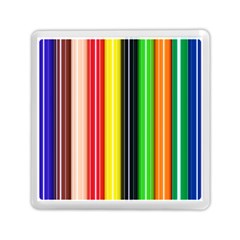 Colorful Striped Background Wallpaper Pattern Memory Card Reader (square)  by Amaryn4rt