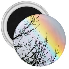 Rainbow Sky Spectrum Rainbow Colors 3  Magnets by Amaryn4rt