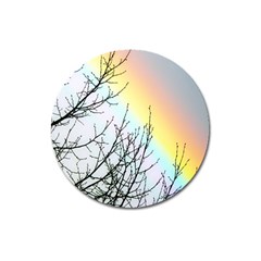 Rainbow Sky Spectrum Rainbow Colors Magnet 3  (round) by Amaryn4rt