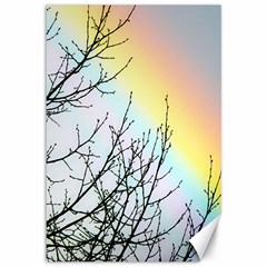 Rainbow Sky Spectrum Rainbow Colors Canvas 12  X 18   by Amaryn4rt