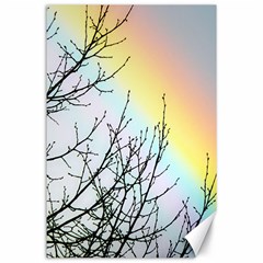 Rainbow Sky Spectrum Rainbow Colors Canvas 24  X 36  by Amaryn4rt