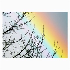 Rainbow Sky Spectrum Rainbow Colors Large Glasses Cloth (2-side) by Amaryn4rt