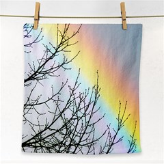 Rainbow Sky Spectrum Rainbow Colors Face Towel by Amaryn4rt