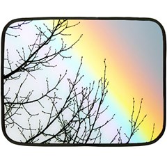 Rainbow Sky Spectrum Rainbow Colors Fleece Blanket (mini) by Amaryn4rt