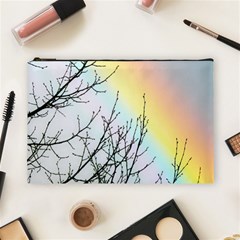 Rainbow Sky Spectrum Rainbow Colors Cosmetic Bag (large)  by Amaryn4rt