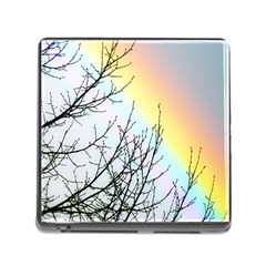 Rainbow Sky Spectrum Rainbow Colors Memory Card Reader (square) by Amaryn4rt