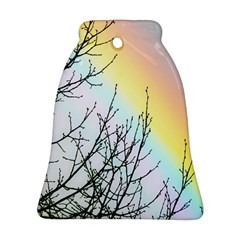 Rainbow Sky Spectrum Rainbow Colors Bell Ornament (two Sides) by Amaryn4rt