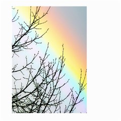 Rainbow Sky Spectrum Rainbow Colors Large Garden Flag (two Sides) by Amaryn4rt