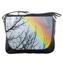 Rainbow Sky Spectrum Rainbow Colors Messenger Bags by Amaryn4rt