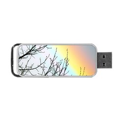 Rainbow Sky Spectrum Rainbow Colors Portable Usb Flash (one Side) by Amaryn4rt