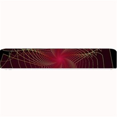 Fractal Red Star Isolated On Black Background Small Bar Mats by Amaryn4rt