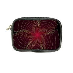 Fractal Red Star Isolated On Black Background Coin Purse by Amaryn4rt