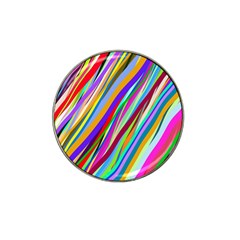 Multi Color Tangled Ribbons Background Wallpaper Hat Clip Ball Marker by Amaryn4rt