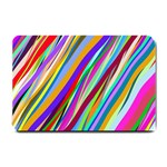 Multi Color Tangled Ribbons Background Wallpaper Small Doormat  24 x16  Door Mat