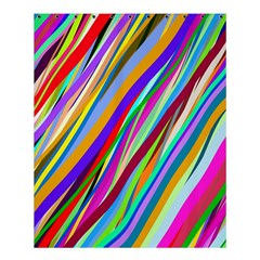 Multi Color Tangled Ribbons Background Wallpaper Shower Curtain 60  X 72  (medium)  by Amaryn4rt