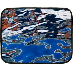 Colorful Reflections In Water Fleece Blanket (mini) by Amaryn4rt