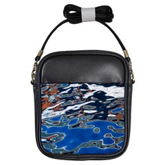 Colorful Reflections In Water Girls Sling Bags by Amaryn4rt