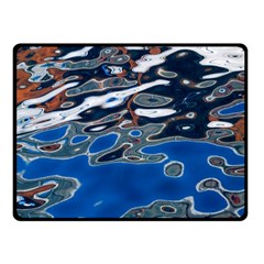 Colorful Reflections In Water Fleece Blanket (small) by Amaryn4rt