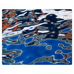 Colorful Reflections In Water Double Sided Flano Blanket (medium)  by Amaryn4rt