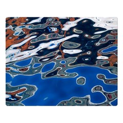 Colorful Reflections In Water Double Sided Flano Blanket (large)  by Amaryn4rt