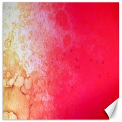 Abstract Red And Gold Ink Blot Gradient Canvas 16  X 16   by Amaryn4rt