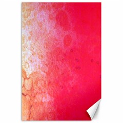 Abstract Red And Gold Ink Blot Gradient Canvas 24  X 36  by Amaryn4rt