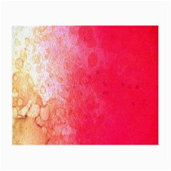 Abstract Red And Gold Ink Blot Gradient Small Glasses Cloth (2-side) by Amaryn4rt