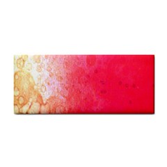 Abstract Red And Gold Ink Blot Gradient Cosmetic Storage Cases by Amaryn4rt