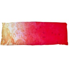 Abstract Red And Gold Ink Blot Gradient Body Pillow Case (dakimakura) by Amaryn4rt