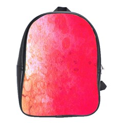 Abstract Red And Gold Ink Blot Gradient School Bags (xl)  by Amaryn4rt