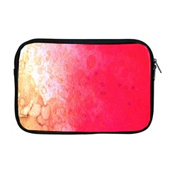 Abstract Red And Gold Ink Blot Gradient Apple Macbook Pro 17  Zipper Case by Amaryn4rt