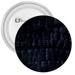 Black Burnt Wood Texture 3  Buttons by Amaryn4rt