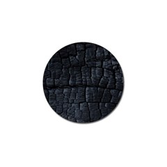 Black Burnt Wood Texture Golf Ball Marker by Amaryn4rt