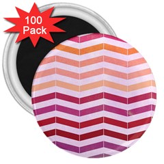 Abstract Vintage Lines 3  Magnets (100 Pack)