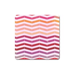 Abstract Vintage Lines Square Magnet by Amaryn4rt