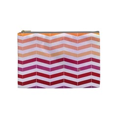 Abstract Vintage Lines Cosmetic Bag (medium)  by Amaryn4rt