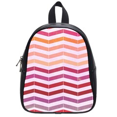 Abstract Vintage Lines School Bags (small)  by Amaryn4rt