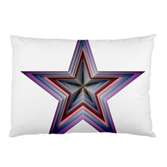 Star Abstract Geometric Art Pillow Case by Amaryn4rt