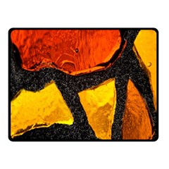 Colorful Glass Mosaic Art And Abstract Wall Background Fleece Blanket (small) by Amaryn4rt