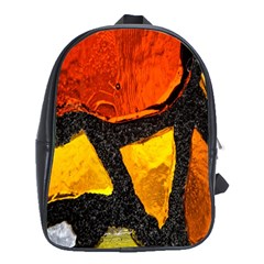 Colorful Glass Mosaic Art And Abstract Wall Background School Bags (xl)  by Amaryn4rt